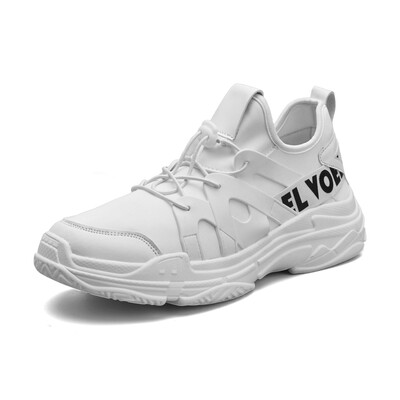 

Damaizhang Men Fashion Casual Shoes Letetr Print Mesh Lace Up Sneaker Gym Traning Jogger Running Sport Shoes
