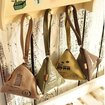 

Shouyou cute creative wallet canvas retro dice purse coin bag JD-SN-48 tower