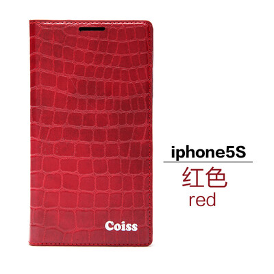 

PU Leather Crocodile Pattern Flip Phone Case for iPhone 5 5S