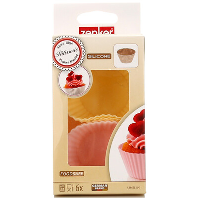 

Jingdong Supermarket Falkermann Fackelmann Bakery Tool 6pcs Colorful Silicone Pastry Cake Mold Egg Tart Mold 5246981