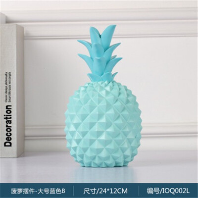 

Nordic ins creative resin pineapple Storage tank piggy bank figurines living room TV cabinet home personality decorative ornament