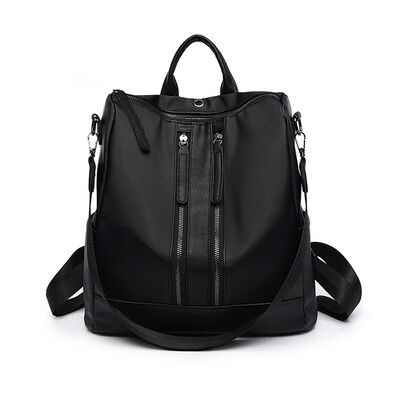 

Женские рюкзаки Новый рюкзак для женщин Oxford Double Zipper Простой модный рюкзак
