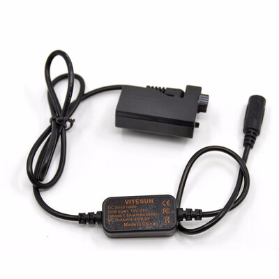 

step-down adapter cable ACK-E5dr-e5 LP-E5 dummy battery for Canon EOS Rebel XSi XS 450D 500D 1000D Kiss F X2 X3 T1i DSLR Camera