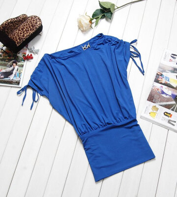 

Fashion Women's Sexy Batwing-Sleeve Dress Summer Beach Party Dress