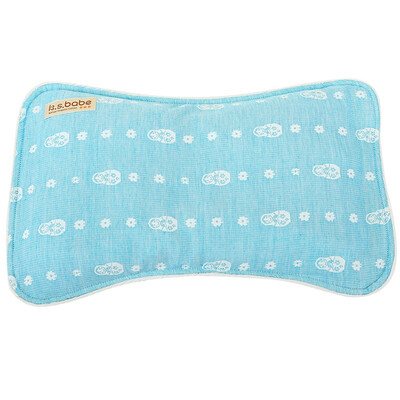 

hi hi treasure (KSbabe) gauze baby pillow gauze newborn shenzhen pillow pillow pillow (41 � 23cm blue