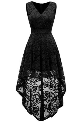 

Simple Cocktail Dresses New Lace Short Front Long Back Dresses