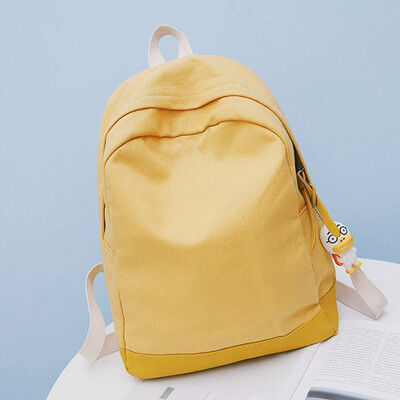 

Girl Literature Art Small Fresh Canvas Backpack Girl College Student Bag Korean Joker Backpack Travel Mochila Bag for Teenage