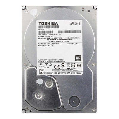 

TOSHIBA Video Surveillance HDD Internal Hard Disk Drive 5400 RPM SATA 6Gbs 35-inch 128MB Cache MD04ABA400V for DVR NVR CCTV