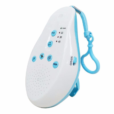 

Baby Sleep Soothers Sound Machine White Noise Record Voice Sensor For Home Office Travel Blue