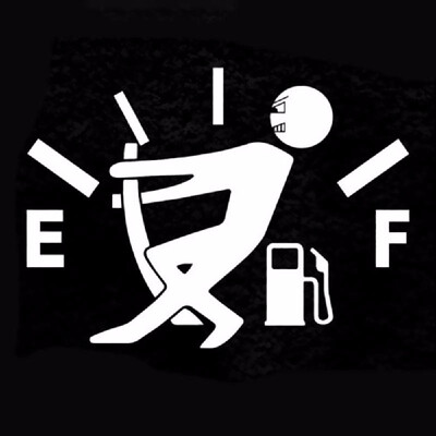

PVC Personalized Little People Fueling Oil Gauge No Stick Car Sticker Paster Universal High Quality Car-styling For BMW BENZ VW