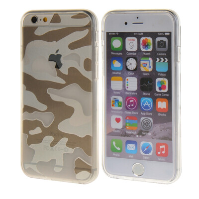 

MOONCASE Camouflage Style Soft Flexible Silicone Gel TPU Skin Shell Back Case Cover for Apple iPhone 6 ( 4.7 inch ) Clear