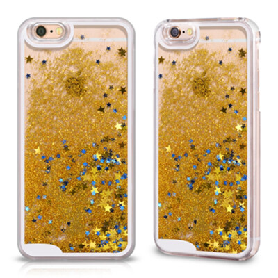 

Transparent Liquid Glitter Back Case For iphone 6