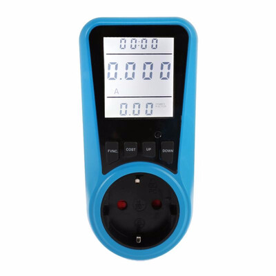 

Household Power Meter Backlight Measuring Outlet Socket Electricity Usage Monitor