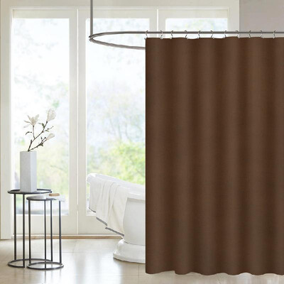 

Htovila 72x72 Polyester Waterproof Mildewproof Shower Curtain Decorative Privacy Protection Bathroom Curtain with 12pcs Hooks