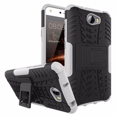 

Goowiiz Phone Case For Huawei Y3 IIY5 II Armor Tire Texture Rugged Protection PCTPU Full Protection