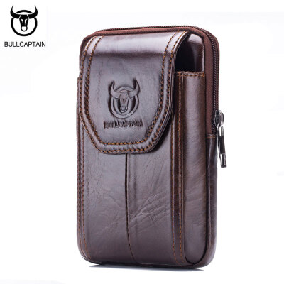 

BULL CAPTAIN 2018 MENS leather BELT WAIST bag military Fanny PACK molle small money phone WAIST PACK bum pouch PURSE 007