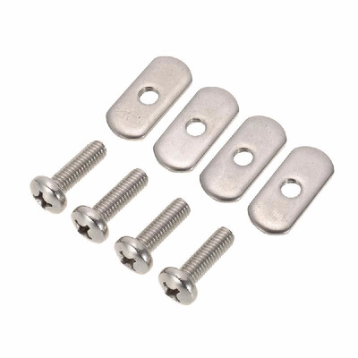

4 Stainless Steel Kayak RailTrack Screws & Track Nuts Hardware Gear Mounting