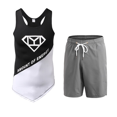 

Running Sport Suit Gym T-Shirt Basket-Ball Tracksuit Demix vest Sportswear