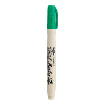 

Japanese flag Shachihata Artline SUPREME student childrens drawing tools painting painting art colorful brush green EPF-F