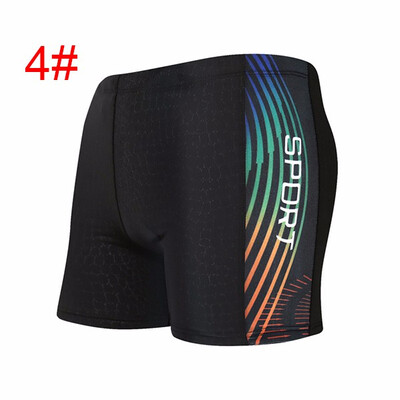 

Mens Fashion Slim Letters Printing Swimwear Trunks Boxer Breathable Beach Shorts