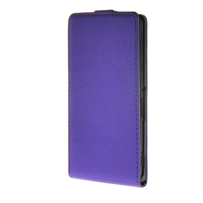 

MOONCASE High Quality Cross pattern Leather Vertical Flip Protector чехол для Sony Xperia Z4 Purple