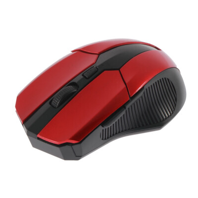 

Red 6 Keys USB Wireless Optical 2.4GHz Mouse Cordless Mice for Laptop PC Red