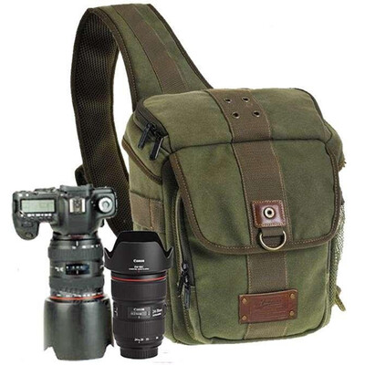 

Gini Buddha jenova 91981 camera bag canvas shoulder bag oblique SLR package outdoors package