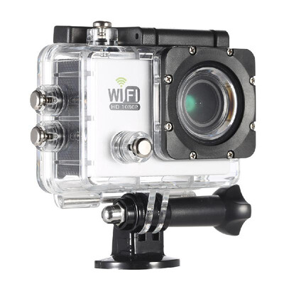 

Full HD Wifi Action Sports Camera DV Cam 20" LCD 12MP 1080P 30FPS 140 Degree Wide Lens Waterproof for Car DVR PC Camera Diving Bi