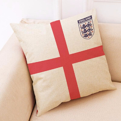 

The 2018 World Soccer Cup Home Decor National Flag Cushion Cover Linen Sofa Design Throw Pillow Case