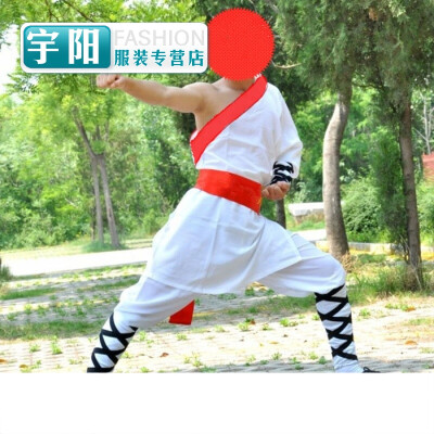 

Childrens small monk martial arts clothing Shaolin Temple Wushu practice clothing Shaolin Kungfu training performance clothing tr