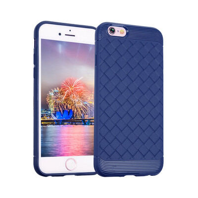 

Goowiiz Luxury Phone Case For Iphone 66S6 Plus6S Plus Ultra Thin Ventilation Grid Weave Soft Anti fall Full Protective