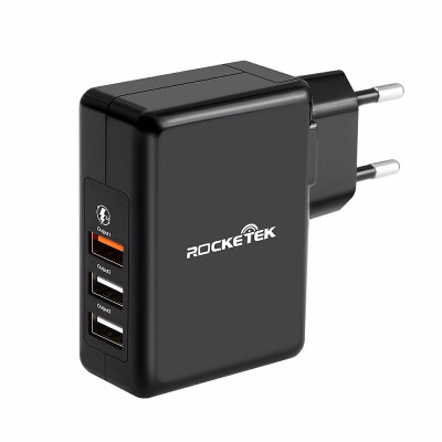 

Rocketek 3 USB Charger Quick Charge QC 30 Fast Mobile Phone Charger for Samsung Huawei