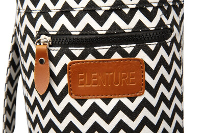 

ELENTURE Full-Zip Exercise Yoga Mat Carry Bag with Multi-Functional Storage Pockets --Wave Color