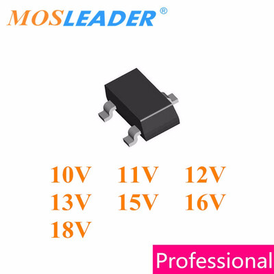 

Mosleader 3000PCS SOT23 BZX84C10 10V BZX84C11 11V BZX84C12 12V BZX84C13 13V BZX84C15 15V BZX84C16 16V BZX84C18 18V