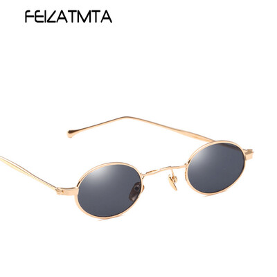 

FEIZATMTA Солнцезащитные очки для женщин Маленькие круглые солнцезащитные очки для девочек Ретро-люкс 2018 на открытом воздухе Очки для дам Женские модные летние очки UV400