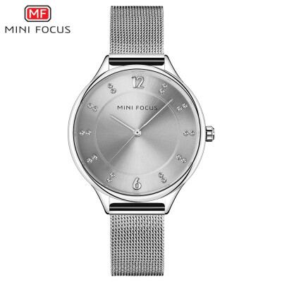 

MINI FOCUS Fashion Stainless Steel Strap Women Quartz Watch MF0045L