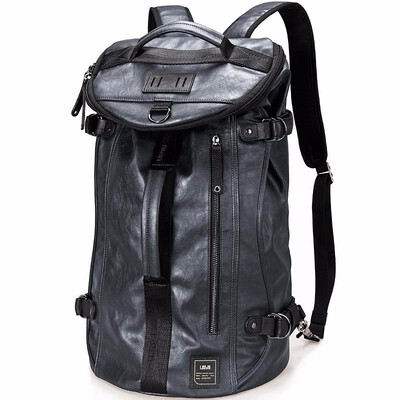 

UIYI New Arrival 2018 Men Backpack Fashion PU Leather Backpacks Laptop Bags Multifunction Computer Antitheft Backpack Men Pack