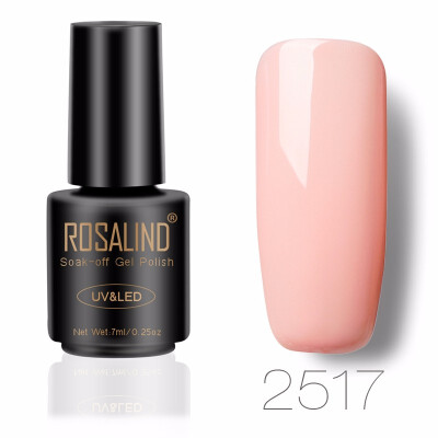 

ROSALIND 7ML Nail Polish Gorgeous Color Nail Gel Polish Vernis Semi Permanent Top Coat Base Coat Gel Nail Varnishes gel lacquer