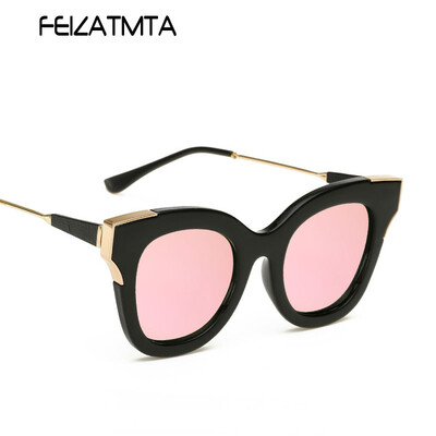 

FEIZATMTA Женские солнцезащитные очки Cat Eye Солнцезащитные очки 2018 Модные новые модные летние очки для женщин UV400 Oculos De Sol Feminino