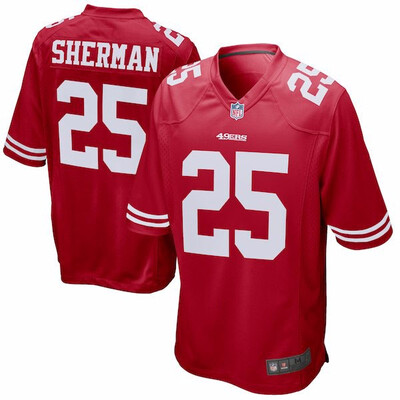 

Mens San Francisco 49ers Nike Scarlet Game Custom Jersey