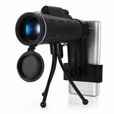 

40X60 Monocular Telescope HD Prism Scope with Compass Phone Clip Tripod