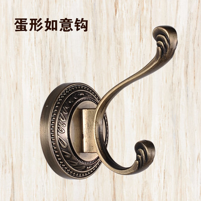 

Cntomlv hot sale Wall Door Hanger Vintage Retro Clothing Hook Hat Coat Clothes Towel Organizer