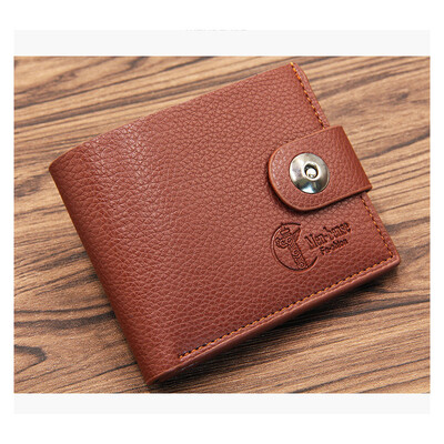 

2018 New Men Wallet PU Short Clutch Wallets For Men Bifold Leather Wallet Men Slim Purse Fashion Casual Male Coin Pocket Wallets