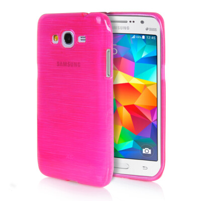 

MOONCASE Soft Flexible Silicone Gel TPU Skin Shell Back Case Cover for Samsung Galaxy Grand Prime G530H Hot pink