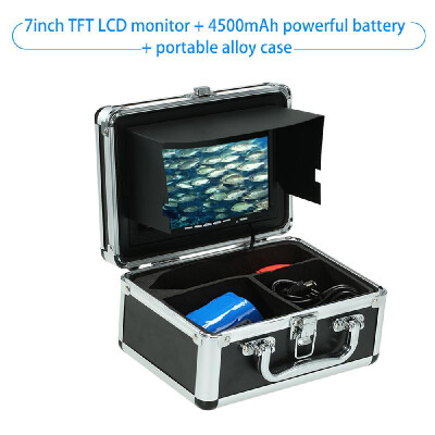 

Fish Finder Underwater Camera Portable Alloy Case With 7 LCD Video Monitor Anti Sunshine Shield Sunvisor For IceSeaRiver Fishi