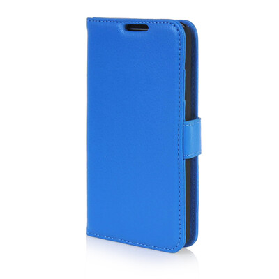 

MOONCASE High quality Leather Wallet Flip Card Slot Pouch Stand Shell Back ЧЕХОЛ ДЛЯ LG G2 Mini Blue