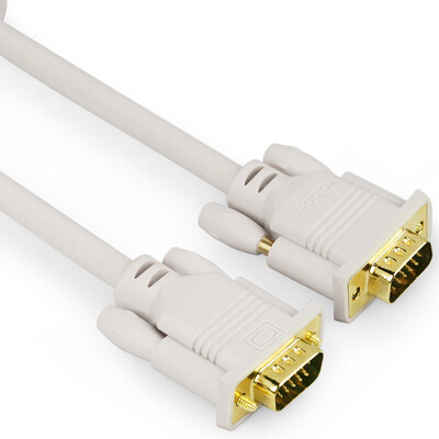 

Kaiboer KBE-VGA-22007 Инженерный класс VGA-кабель 3 + 6 Компьютерный кабель дисплея 12 м Бежевый