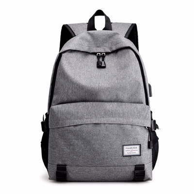 

Mens large capacity backpack multi-function USB charging schoolbag leisure travel business notebook bag high school student bag