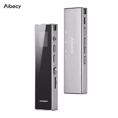 

Aibecy M25 Digital Voice Recorder MP3 Music Player Sound Activated Recording with Loudspeaker Card Slot for Lectures Meeting