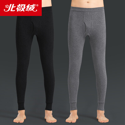 

Arctic velvet mens underwear warm autumn trousers cotton autumn&winter cotton trousers mens trousers foundation bottoming black